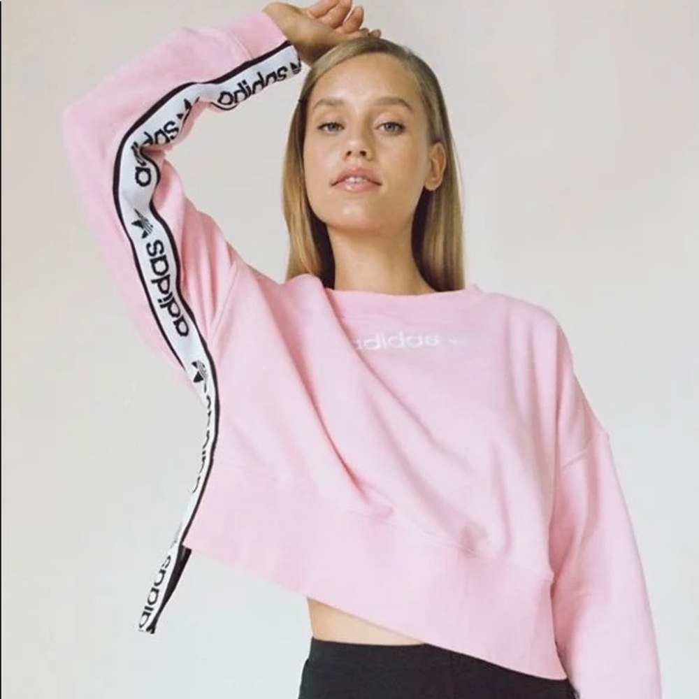 Adidas pink long sleeve